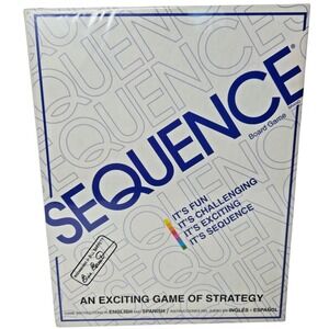 Sequence Board Game Jax‎ Games Vintage 1995 New Sealed Strategy Game Family